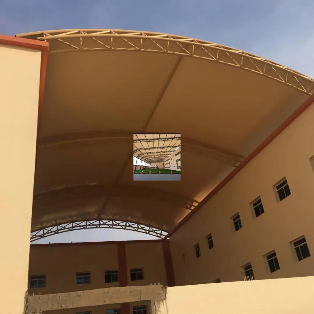 مظلات ساحات صناعية